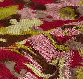 Taft Moare terakota/vínová