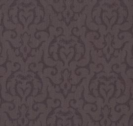 Pružná riflovina plastický květinový vzor olivová