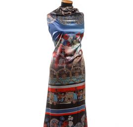 Satén vzor rytíř/vozataj