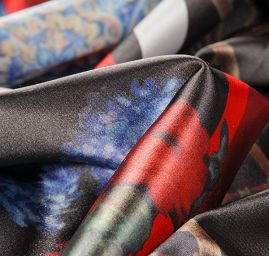 Satén vzor rytíř/vozataj