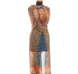 Šifon mozaika vzor madony