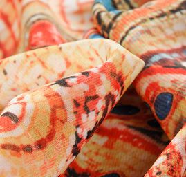 Šifon mozaika vzor madony