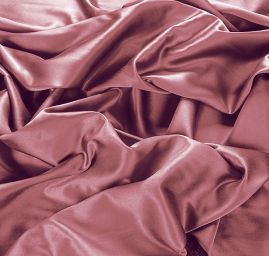 Pružný satén hladký pastel starorůžová