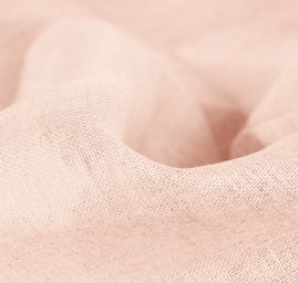 Viskoza len směs středně silný pastel růžové barvy