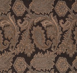 Brokát lamé ornamentální paisley vzor