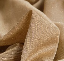 Lamé úplet jemný zatkané zlaté nitky