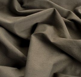 Bavlna směs keprová látka khaki zelená