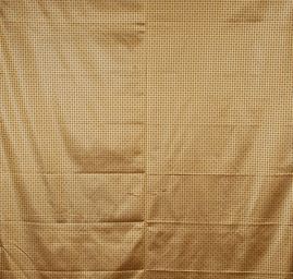 Brokát žakárová látka zlatočerná drobný vzor 