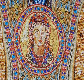 Hedvábný satén mozaika