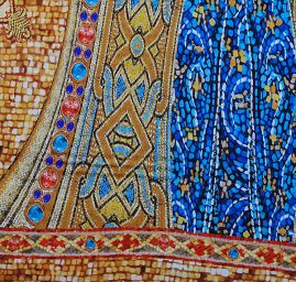 Hedvábný satén mozaika