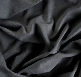 Kostýmová látka oboustranně pružná šedá