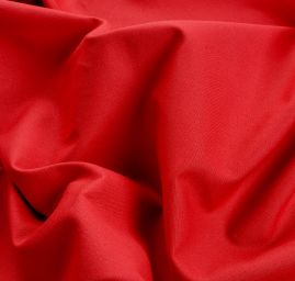 Bavlněná pevnější látka malinově červené barvy