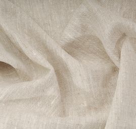 Len imitace buretového hedvábí režná/smetanová