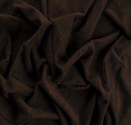 Vlněná látka vzor rybí kost černá hnědá