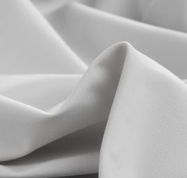 Kostýmová látka pružná pastel světle šedá