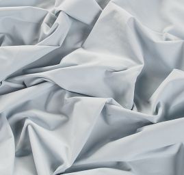 Kostýmová látka viskoza směs pastel světle modrá