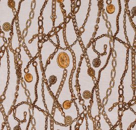 Viskozový úplet II.jakost motiv řetězů  