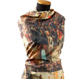 Žákárová látka digitální tisk nevšední motiv