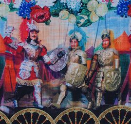 Látka vlna/kašmír rytíř/vozataj