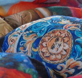 Látka vlna/kašmír rytíř/vozataj