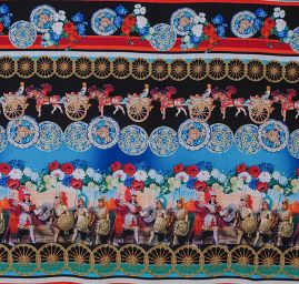 Látka vlna/kašmír rytíř/vozataj