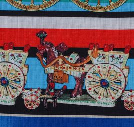 Látka vlna/kašmír rytíř/vozataj