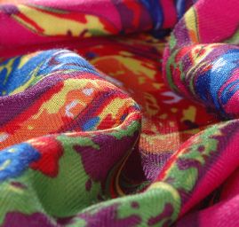 Šátek růžová/fialová