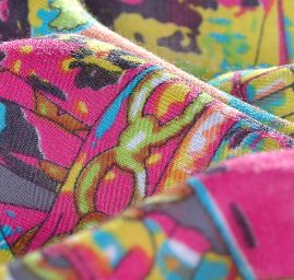 Šátek šedá/růžová