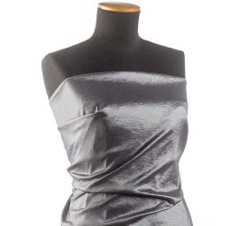 Taft kreš jemný šedostříbrný