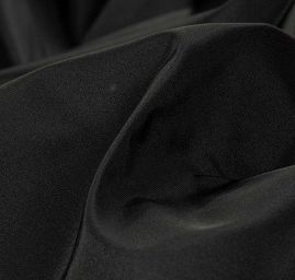 Taft hladký černý