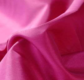 Taft hladký neon růžová