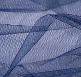 Šatový tyl, tmavě modrý