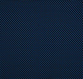 Šifon vzor puntík tyrkysová/tmavě modrá