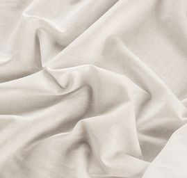Jemná bavlněná látka etamín slonová kost 