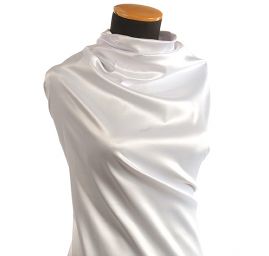 Satén pružný pevnější matný slonová kost II.jakost