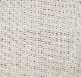 Madeira bavlněná geometrický vzor slonová kost