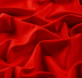 Len pružný středně silný červený