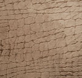 Imitace kožešiny plastická struktura hnědobéžová