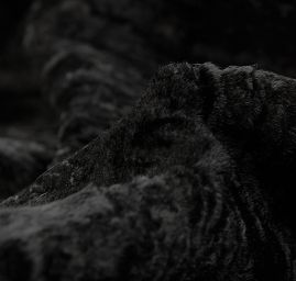 Imitace kožešiny persián barva černá