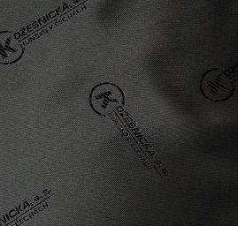 Podšívka žakárová temně zelená kabátová