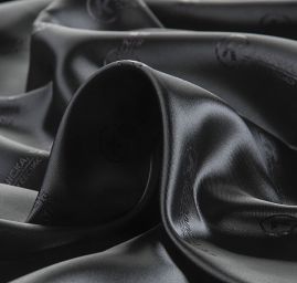 Podšívka žakárová kabátová šedá