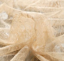 Krajky tylová jemná tělová 