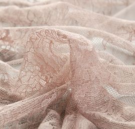 Krajka tylová jemná starorůžová 