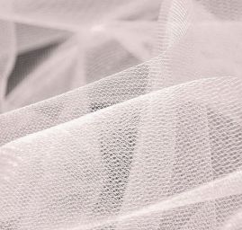 Tyl jemný pastel světle růžový 280cm