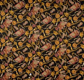 Imitace hedvábí vzor ve stylu Gucci