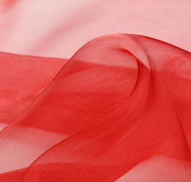 Organza jednobarevná tmavší vínová