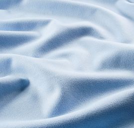 Flauš oboustranný blankytně modrý