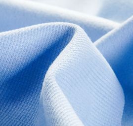 Flauš oboustranný blankytně modrý