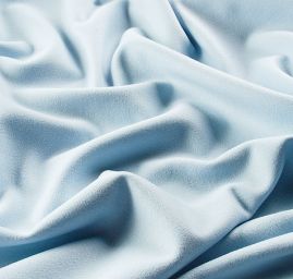 Flauš oboustranný pastel světle modrý