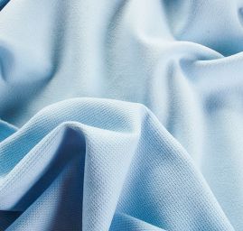 Flauš oboustranný pastel světle modrý